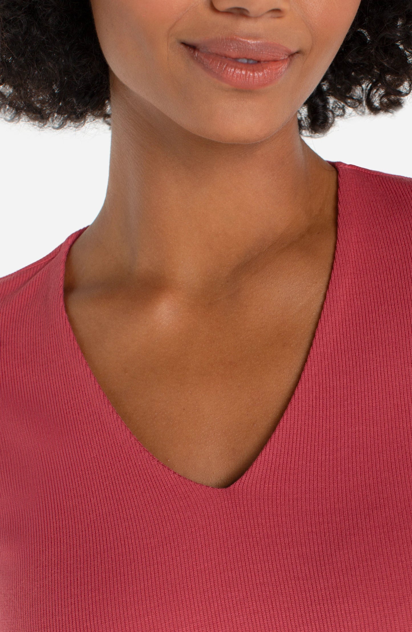 Double Layer V Neck Top