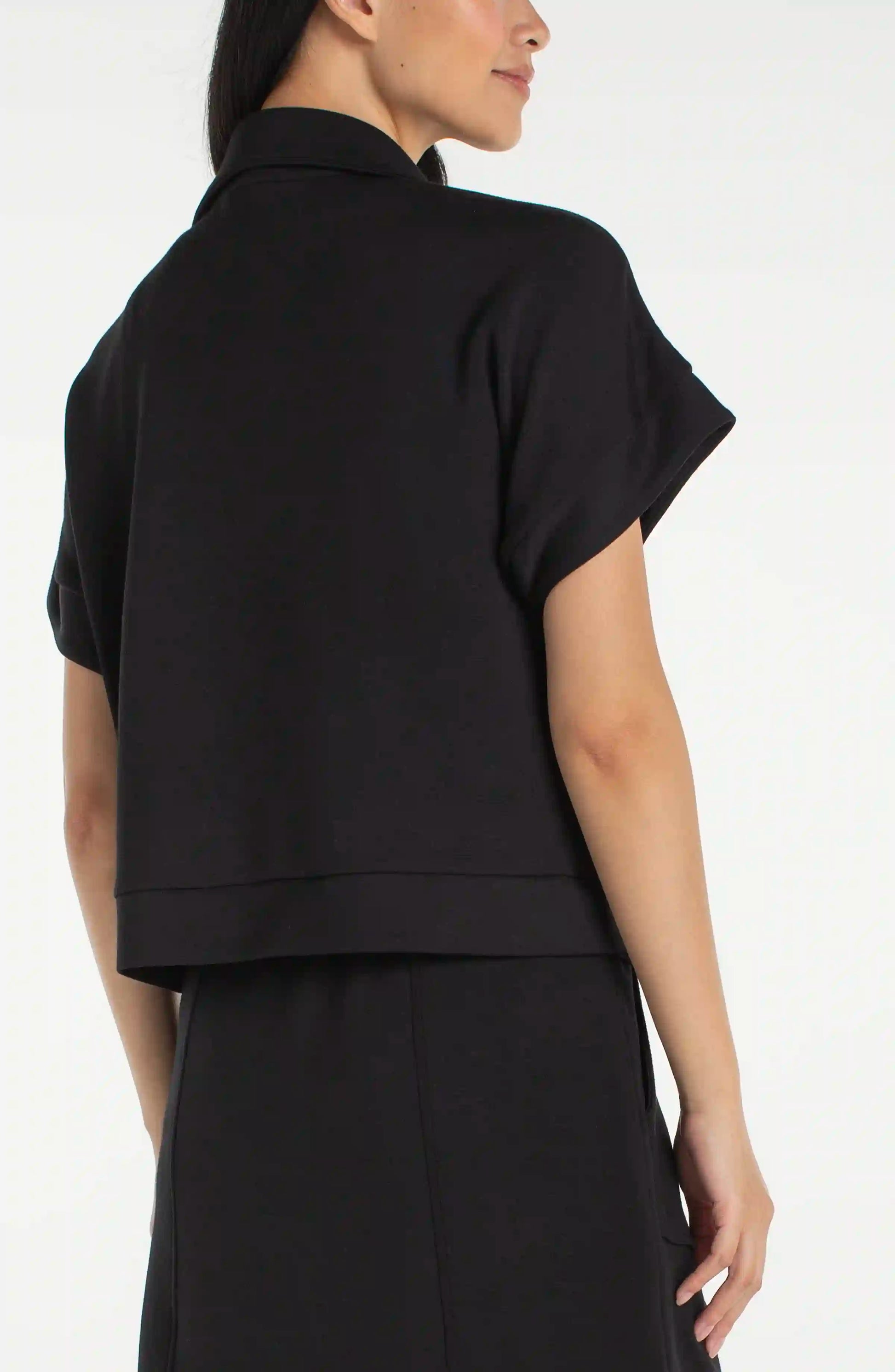 Half Zip Popover Top