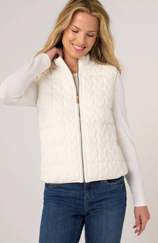 Reversible Quilted Sweater Vest
