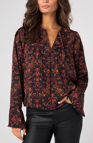 Long Sleeve Top W/ Pintuck