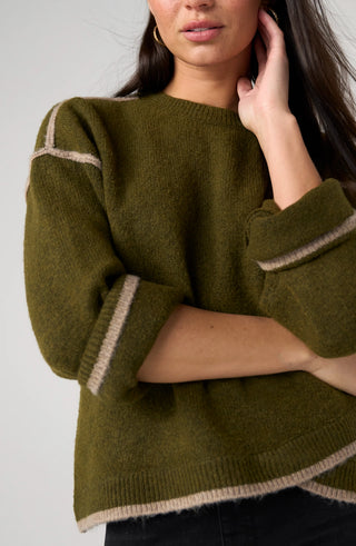 Tulip Hem Sleeve Sweater