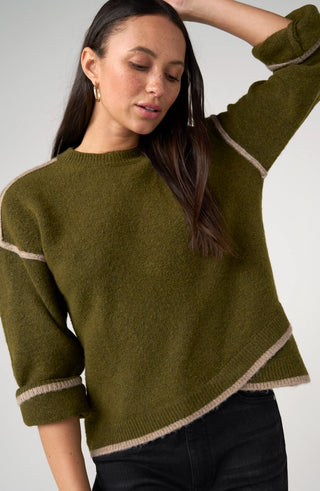 Tulip Hem Sleeve Sweater