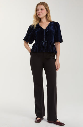 Shania Woven Peplum Top