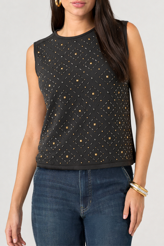 Chloe Woven Tee