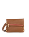 Mahogany Pebble/Brushed Gold Red Zip
