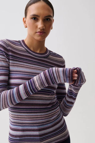 Madison LS Crew Neck Sweater Tee