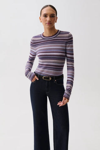Madison LS Crew Neck Sweater Tee