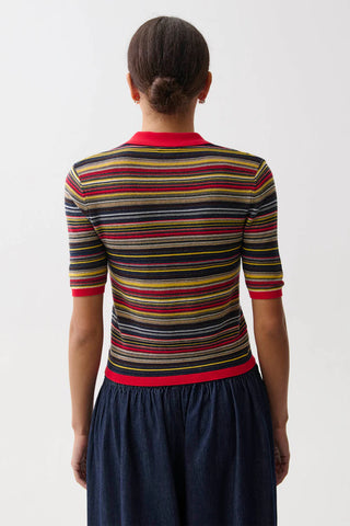 Ashlee SS Polo Sweater