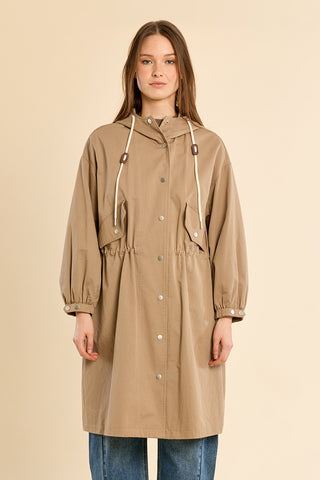 Kiara Woven Trench