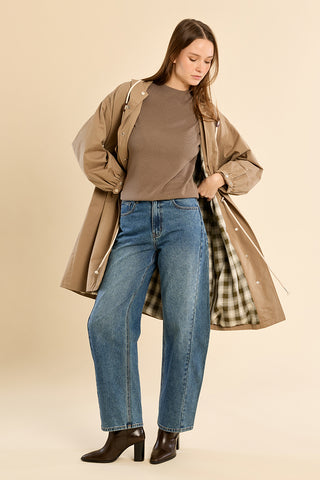 Kiara Woven Trench