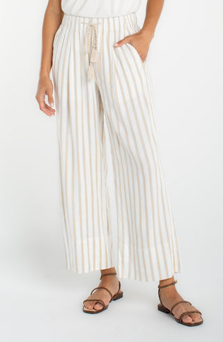 Pull-on Wide Leg Crop Trouser 26' Ins