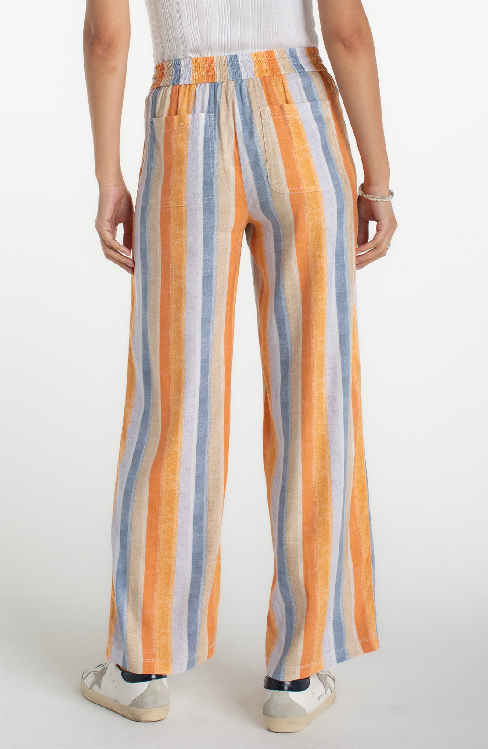 Pull On Drawstring WB Wide Leg