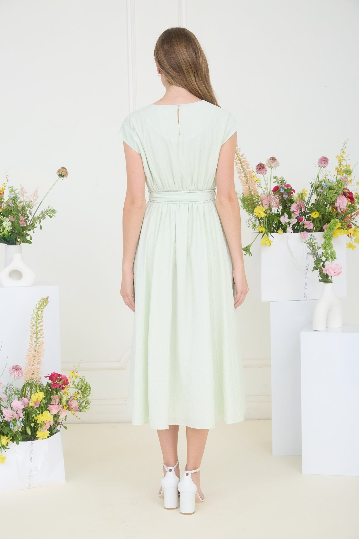 Amilia Ribbed Knit Maxi Dress