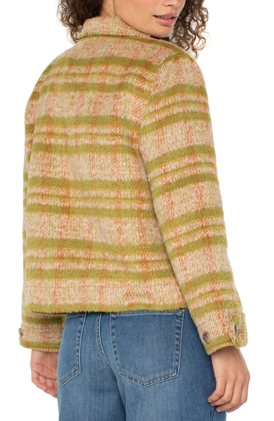 Button Front Boxy Shacket