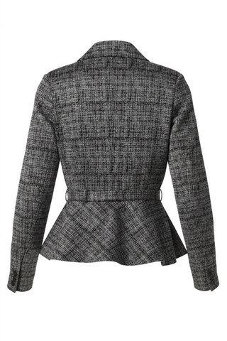 Belted Peplum Blazer