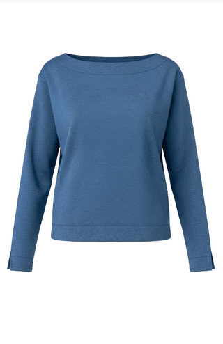 Long Sleeve Boat Neck Sweater