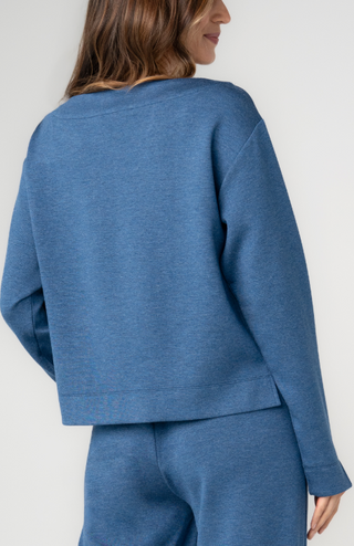 Long Sleeve Boat Neck Sweater