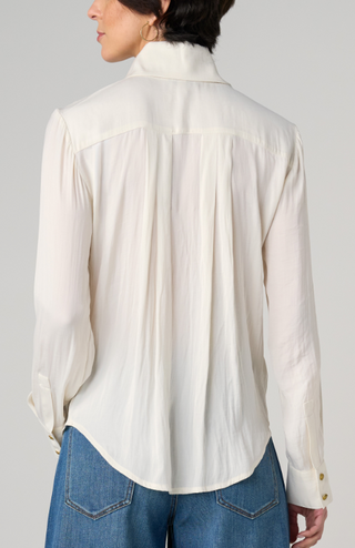 Long Sleeve Tuxedo Top