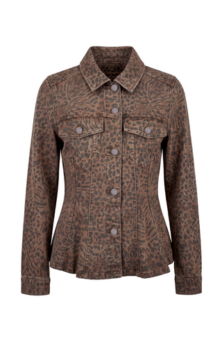 Fit & Flare Trucker Jacket