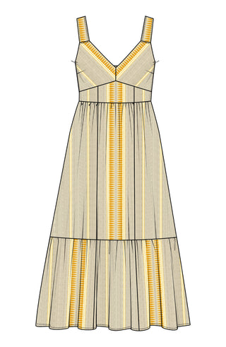 Seelveless Midi Dress