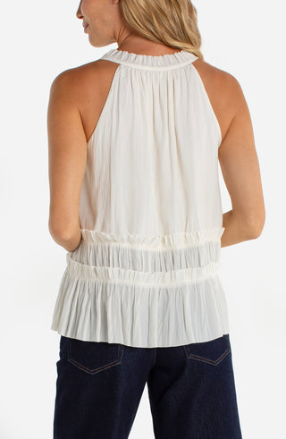 Slvlss Woven Top W/ Ruffles