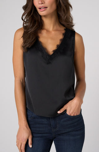 V-neck Woven Tank