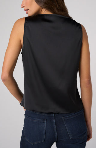 V-neck Woven Tank