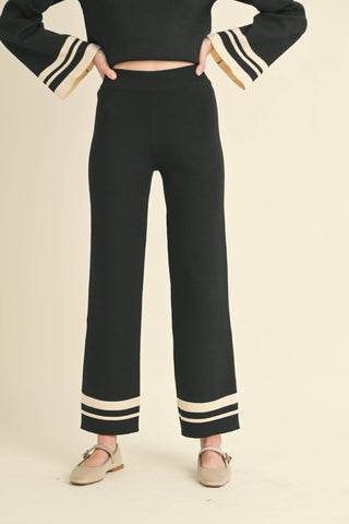 Kat Border Stripe Pants