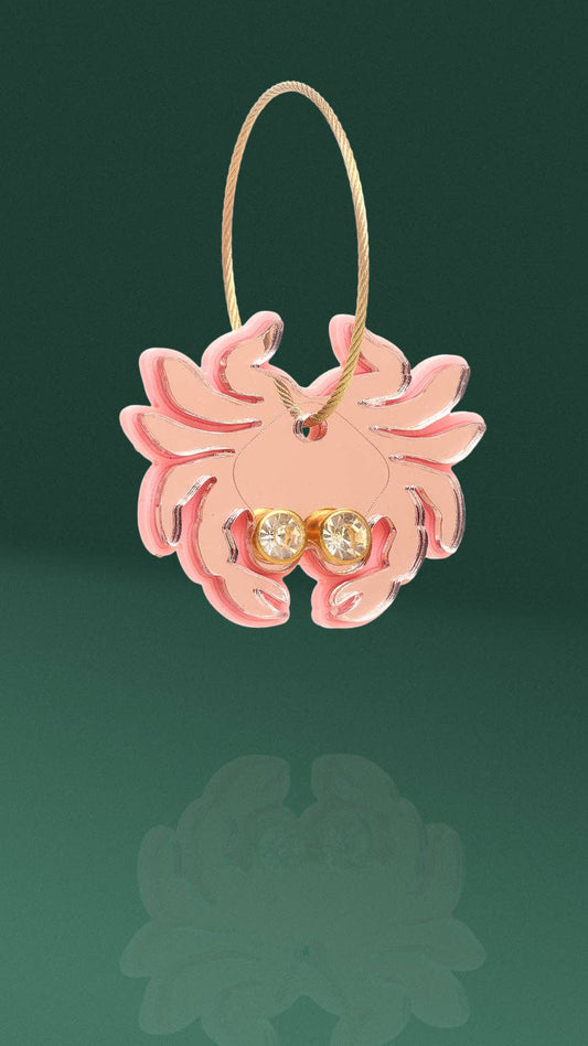 Crab Keychain + Purse Charm