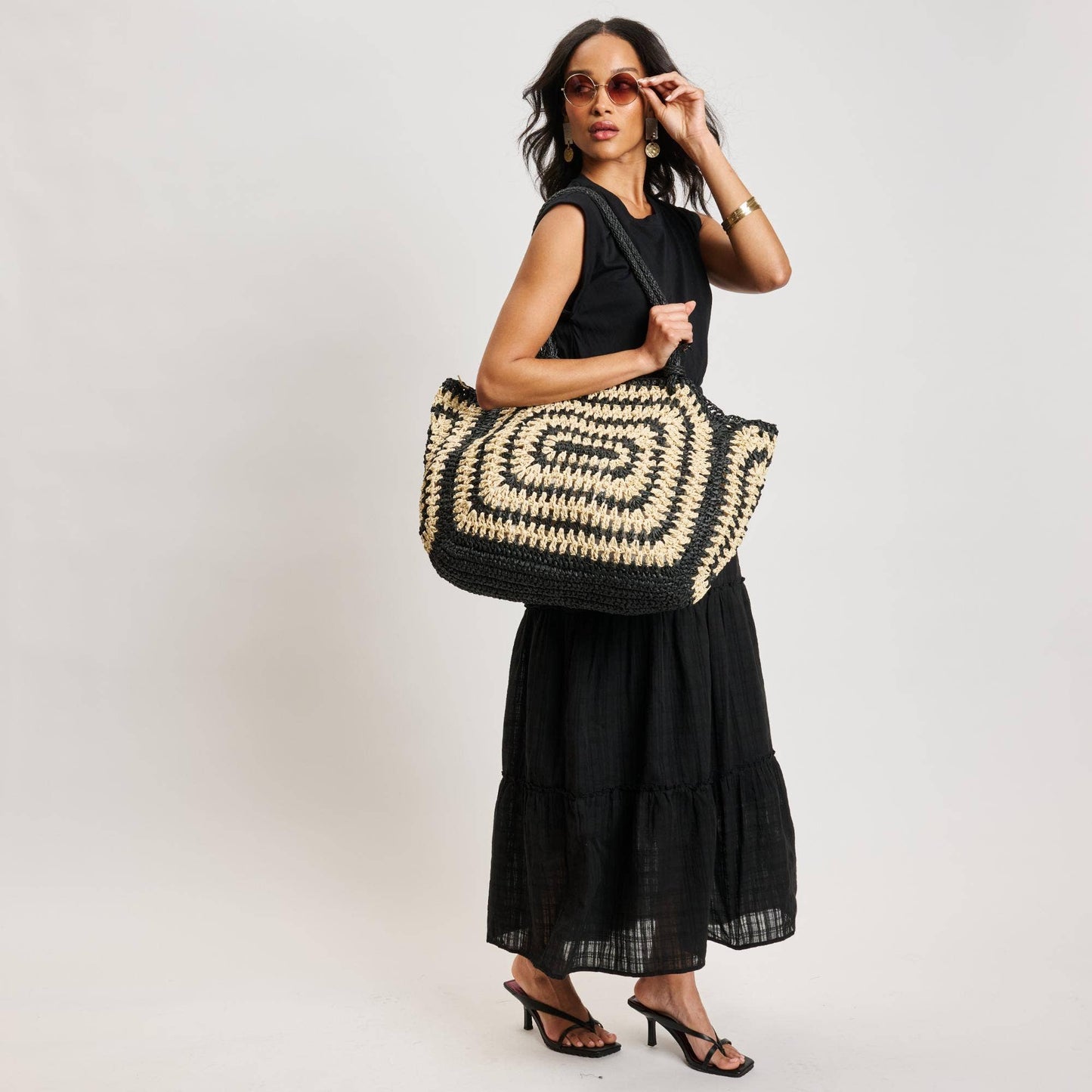 Isla Straw Beach Tote