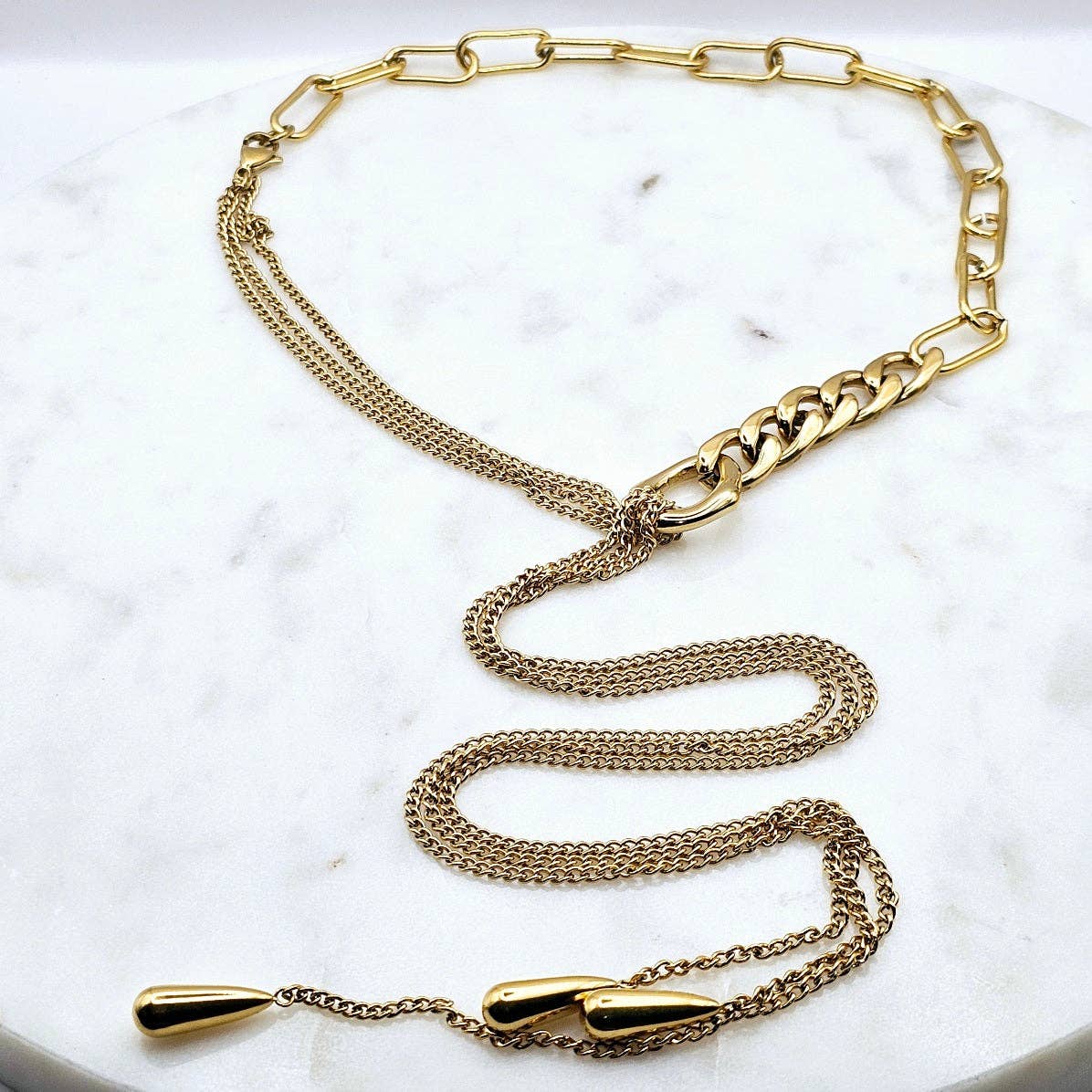 Chunky Tassel Necklace