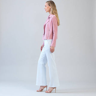Soft Suede Moto Jacket