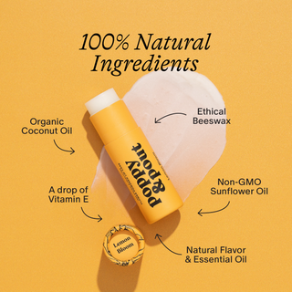 Poppy & Pout Lemon Lip Balm