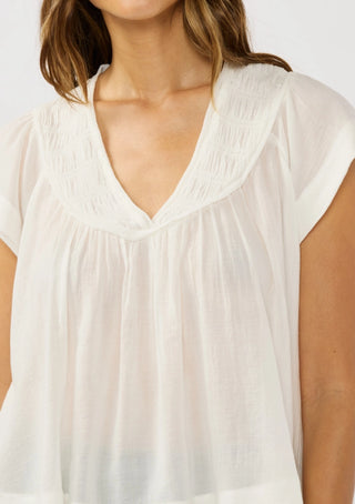 Joan Ruffle Sleeve Top
