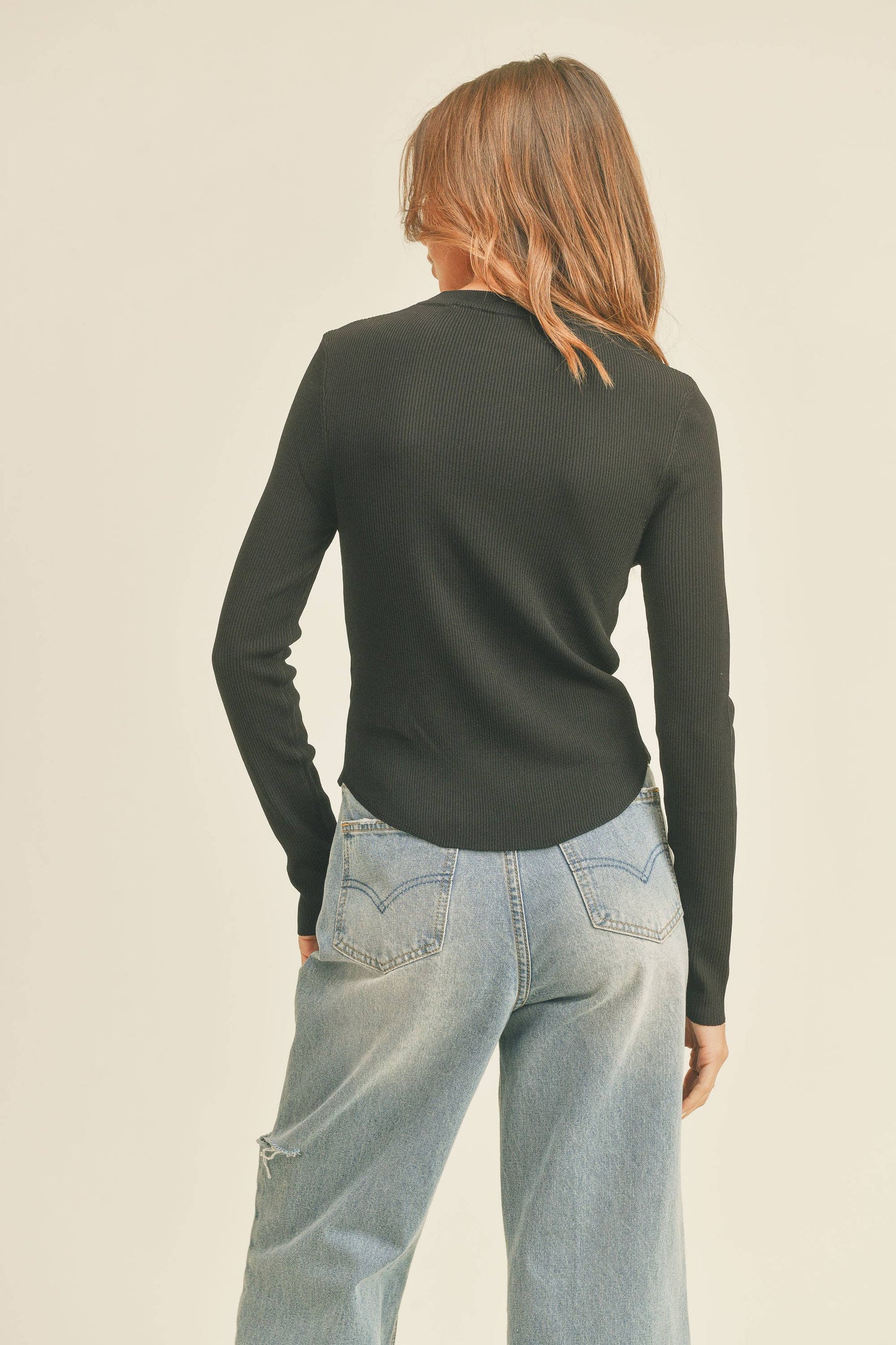 Teresa Ribbed Long Sleeve