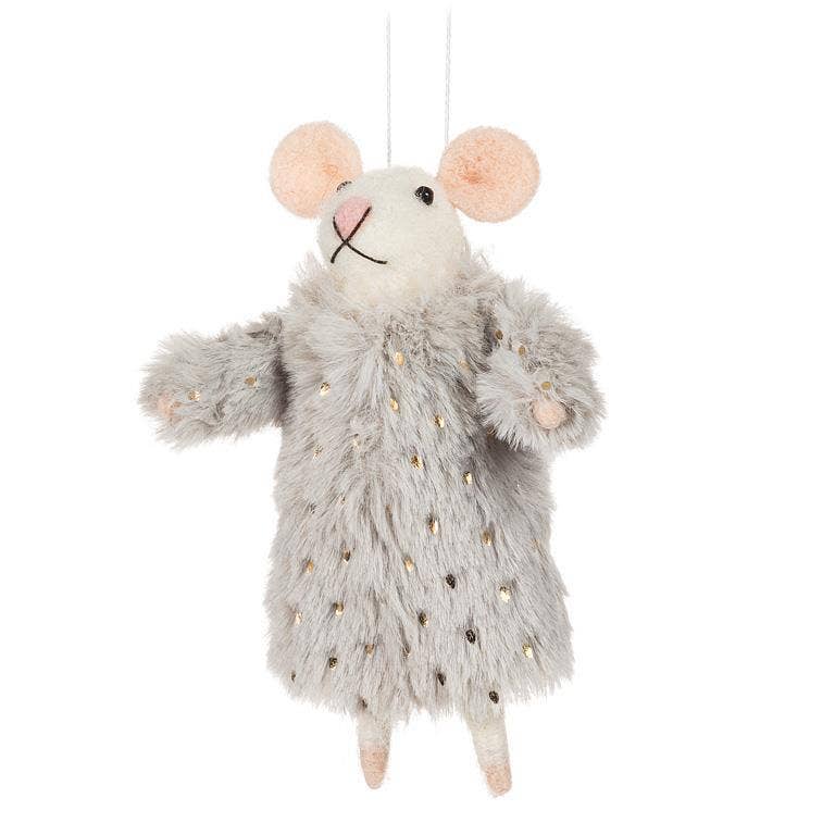 Mouse in Fancy Coat Ornament