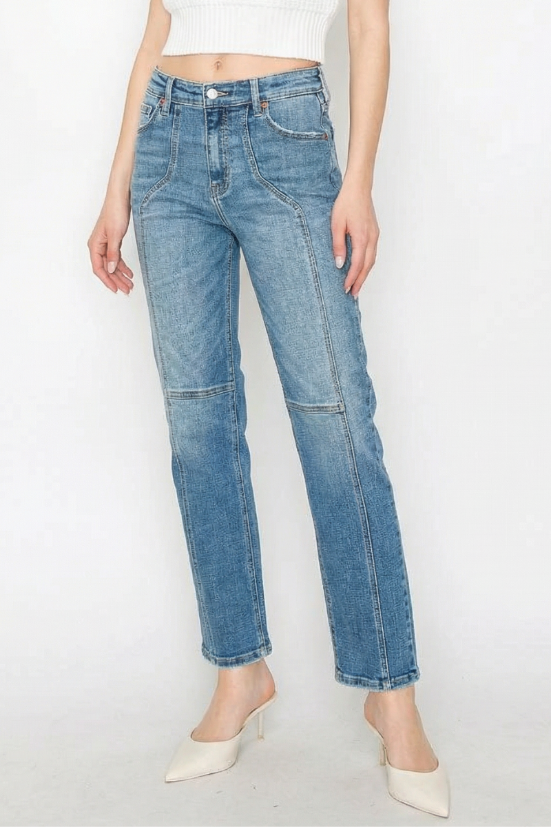 Sally Western High Rise Straight Leg