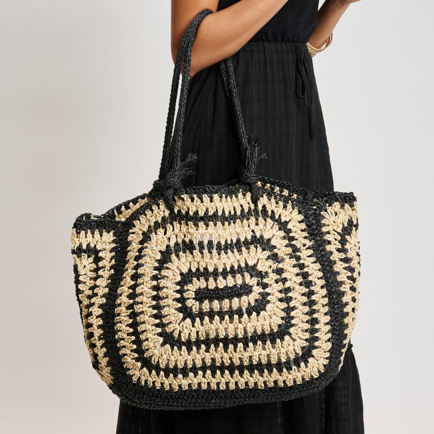 Isla Straw Beach Tote