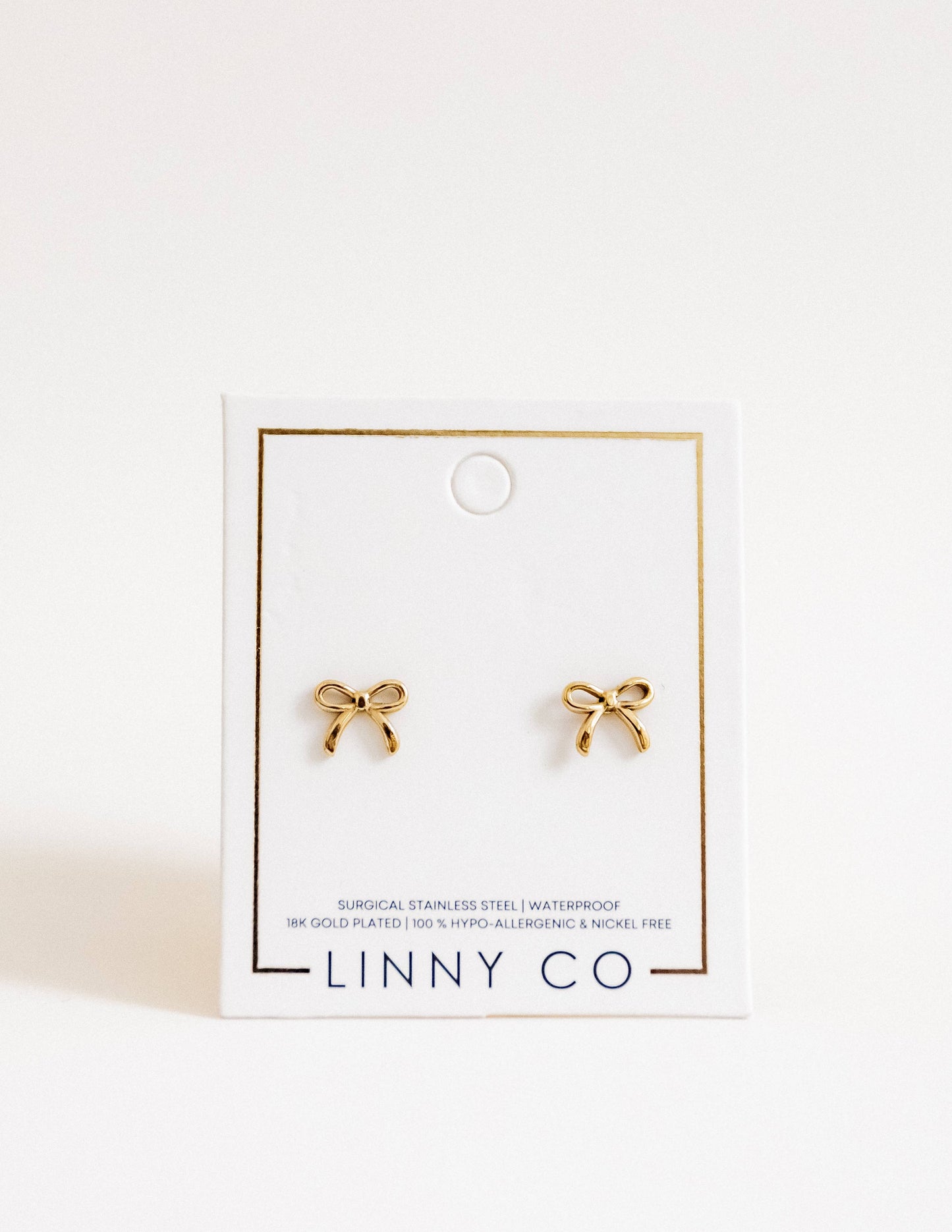 Screwback Stud Earrings Sadie - Gold