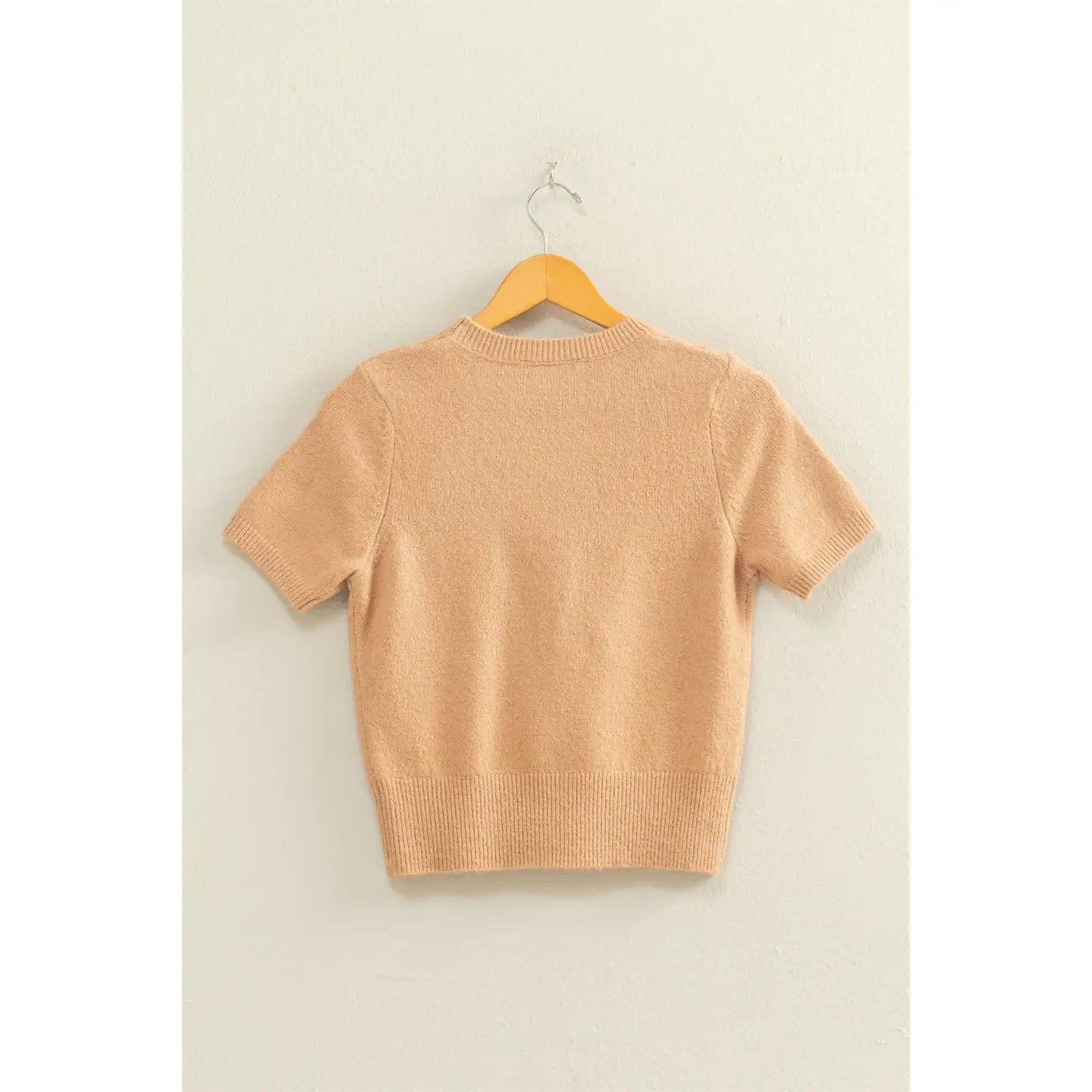 Short Sleeve Sweater Top