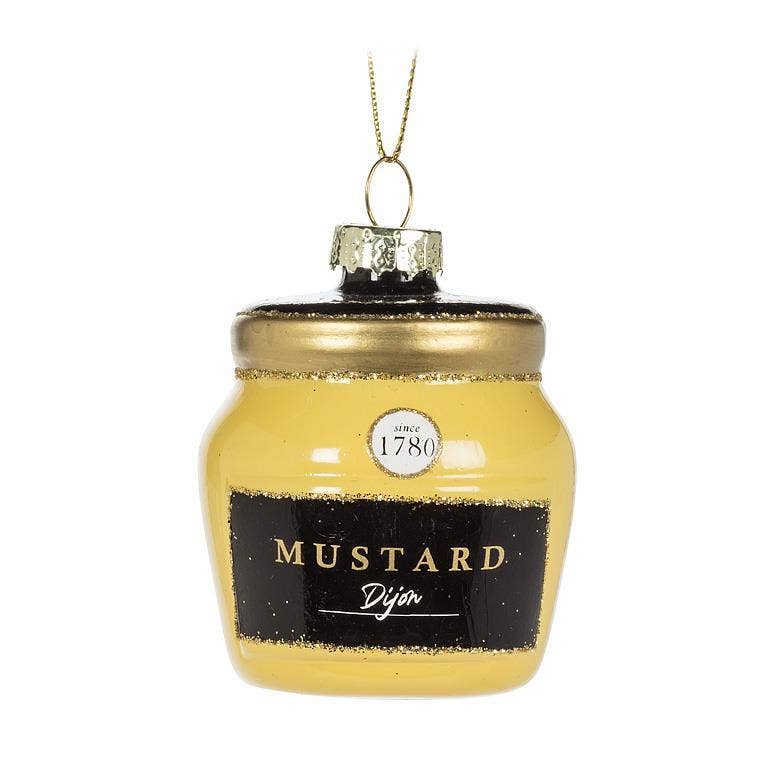 Dijon Mustard Jar Ornament
