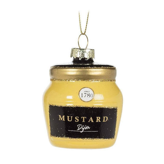 Dijon Mustard Jar Ornament