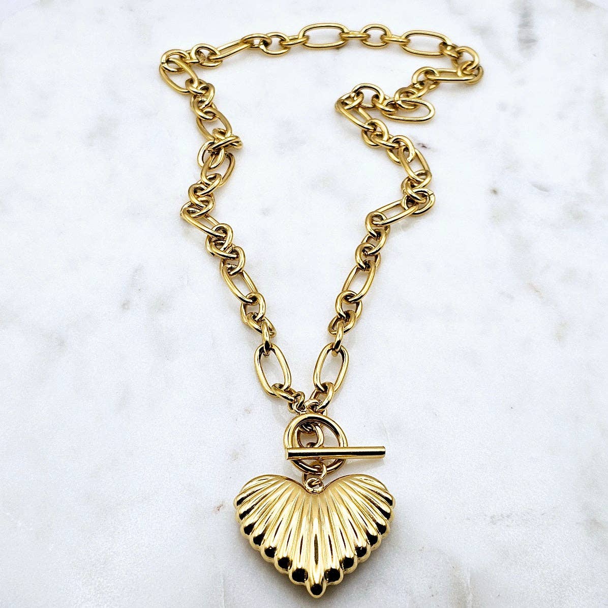 Golden Heart Necklace