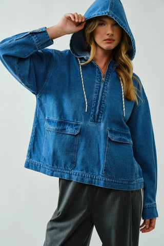 Craven Denim Hoodie