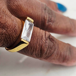 CZ Statement Ring