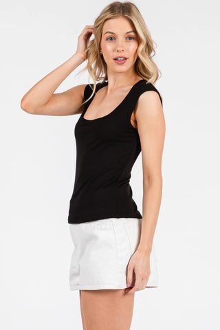 Square Neck Sleeveless Top