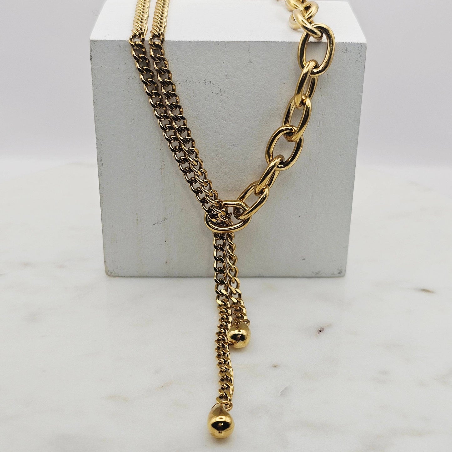 Midi Chunky Tassel Necklace