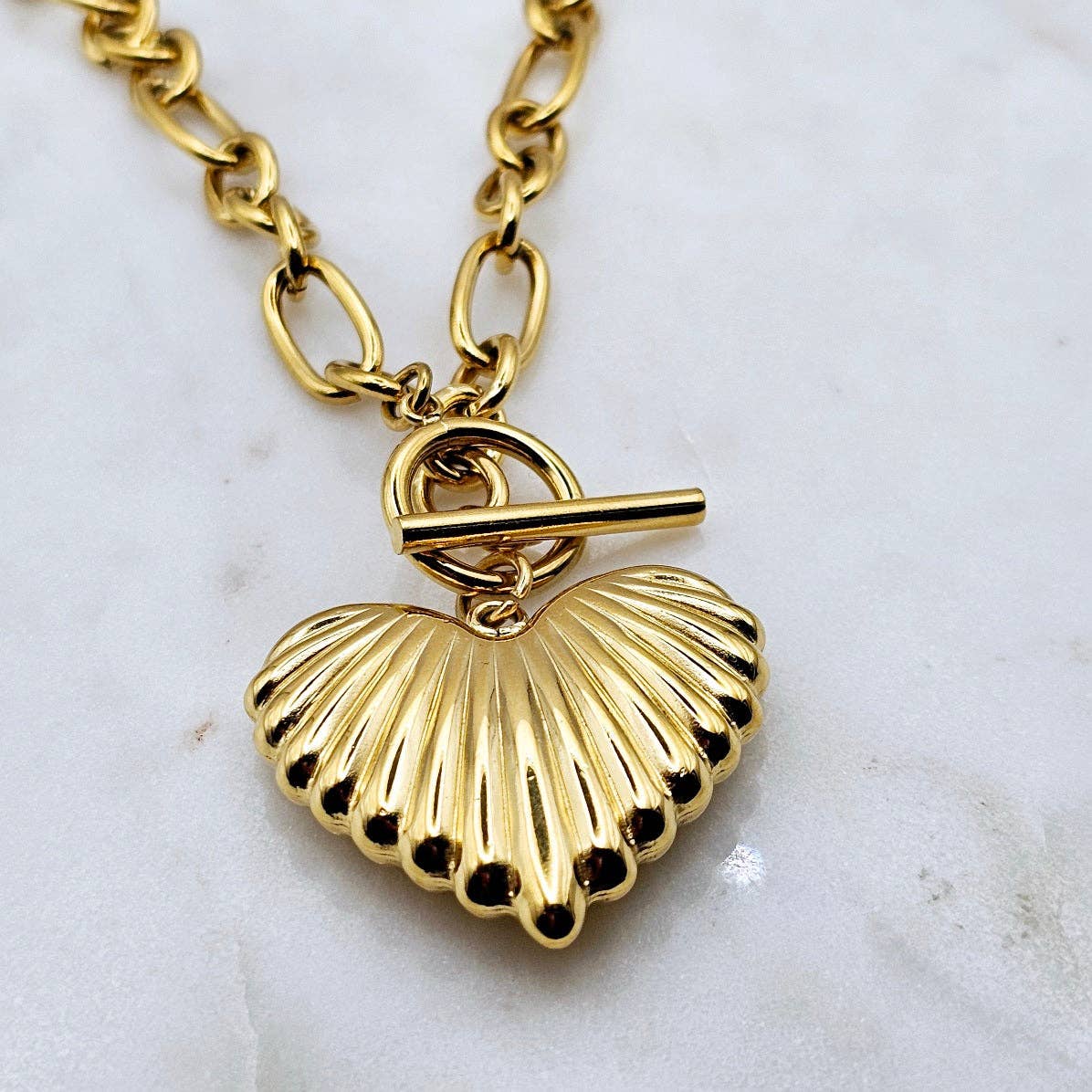 Golden Heart Necklace