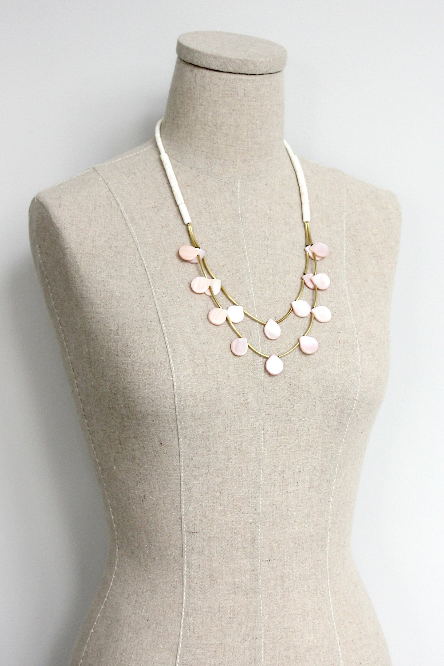 Catalina Pink Pearl Necklace
