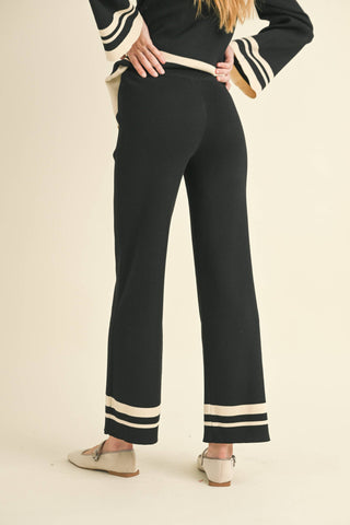 Kat Border Stripe Pants